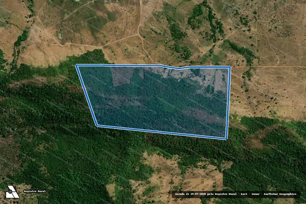 Imagem de satélite de FAZENDA VALE DA SERRA - 001 em Santa Terezinha - MT
