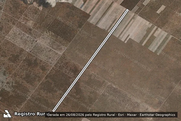 Imagem de satélite de FAZENDA MINERAL-DATA COVA DONGA - LOTE 19 em Pio IX - PI
