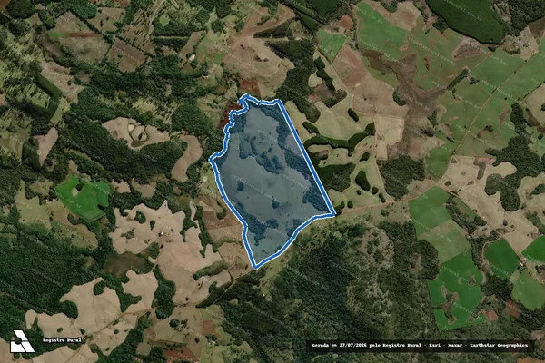 Imagem de satélite de FAZENDA PINHEIRO MARCADO ? MORRO GRANDE - Parte 1 em Campo Belo do Sul - SC