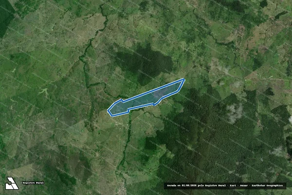 Imagem de satélite de Fazenda Maria Joice - Parte 1 em Itaju do Colônia - BA