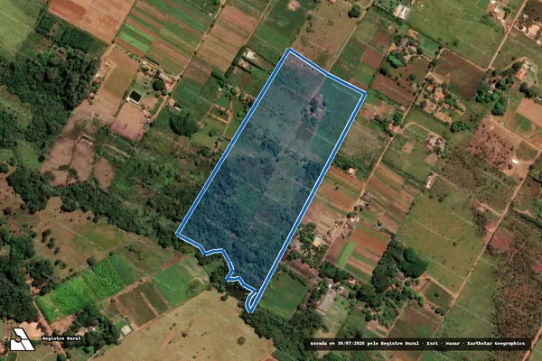 Imagem de satélite de GLEBA Nº 03, LOTE 443, MÓDULO A-3 – PICAG-DF / Parte 1 em Brasília - DF