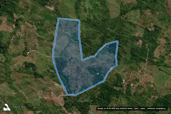 Imagem de satélite de Fazenda Uberlândia - Parte 1 em Zé Doca - MA
