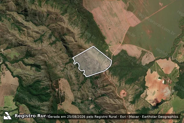 Imagem de satélite de FAZENDA BOCAINA - PARCELA 06 em Coromandel - MG