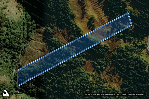 Imagem de satélite de Fazenda Alferes Inacio  - Parcela 1 em São Joaquim - SC