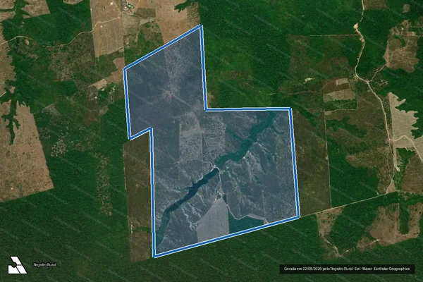Imagem de satélite de FAZENDA COME NA FOLHA - Parte 1 em Paragominas - PA