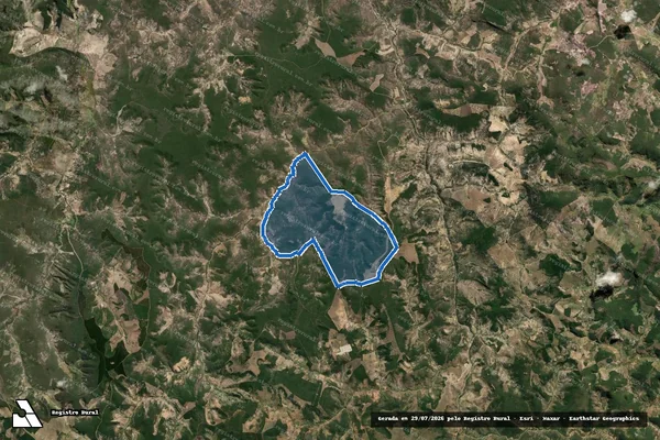 Imagem de satélite de FAZENDA VEREDA em Padre Paraíso - MG