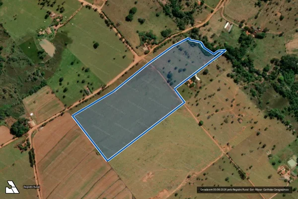 Imagem de satélite de FAZENDA SALOBRO DE BAIXO - Gleba 02 em Varjão - GO