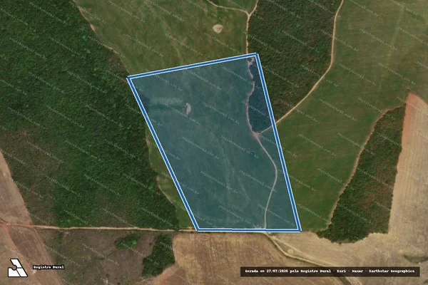 Imagem de satélite de FAZENDA CACHOEIRA - 1007 em Luziânia - GO