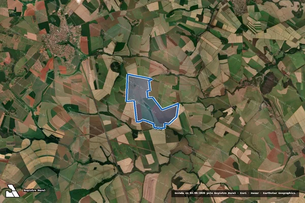 Imagem de satélite de FAZENDA SANTO ANTONIO - Faz. Santo Antonio em Colina - SP
