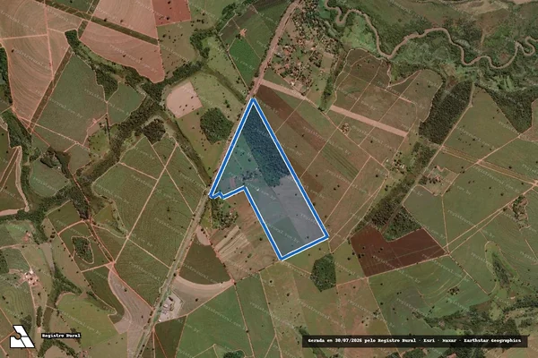 Imagem de satélite de FAZENDA FORTALEZA - GLEBA B - GLEBA B em Nova Granada - SP