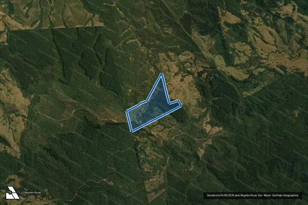 Imagem de satélite de Lote n° 23/25-A/26 - Lote n° 23/25-A/26 em Ortigueira - PR