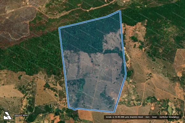 Imagem de satélite de PA JOÃO LANARI DO VAL - Lote 80 ? 66 - Parte 1 em Cumaru do Norte - PA