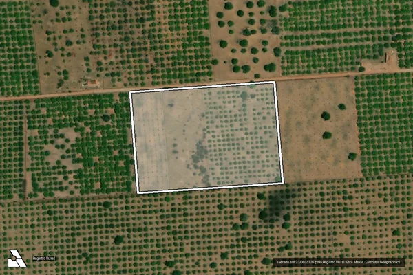 Imagem de satélite de SÍTIO NOVA ESPERANÇA ? LOTE 0807 - Parte 1 em Alto Santo - CE