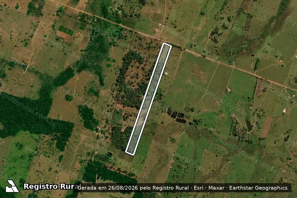 Imagem de satélite de LOTE 12 DA GLEBA 12E DO PICOP - 07 ? LOTE 12F em Teixeirópolis - RO