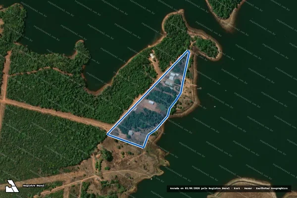 Imagem de satélite de Sítio Primavera - SITIO PRIMAVERA em Chapada dos Guimarães - MT