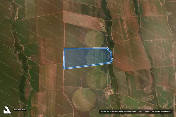 Imagem de satélite de Fazenda Cruzeiro em Barra do Garças - MT