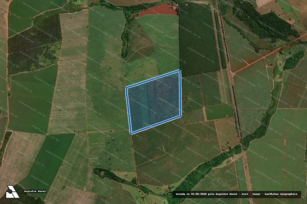 Imagem de satélite de FAZENDA SÃO JOSÉ - FAZENDA SÃO JOSÉ - GLEBA A em Colômbia - SP