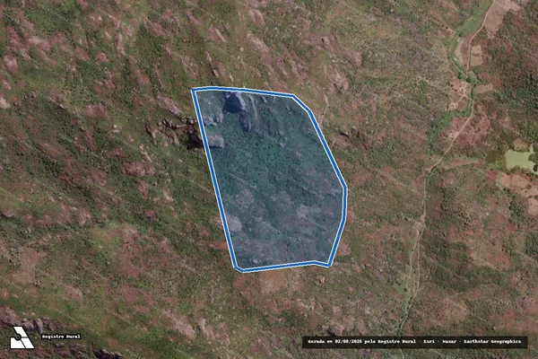 Imagem de satélite de SITIO FRADINHO - LOTE 25737 - Parte 1 em Irauçuba - CE