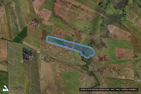 Imagem de satélite de Fazenda do Capivary - Parcela 1 em Capivari do Sul - RS