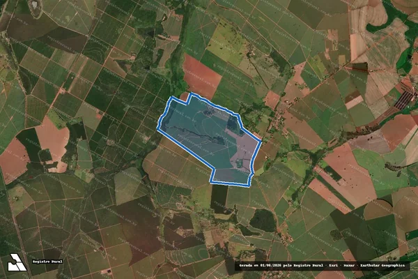 Imagem de satélite de FAZENDA COLORADO em Barretos - SP