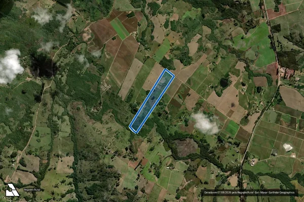 Imagem de satélite de PA da Quinta - Lote 24 em Encruzilhada do Sul - RS