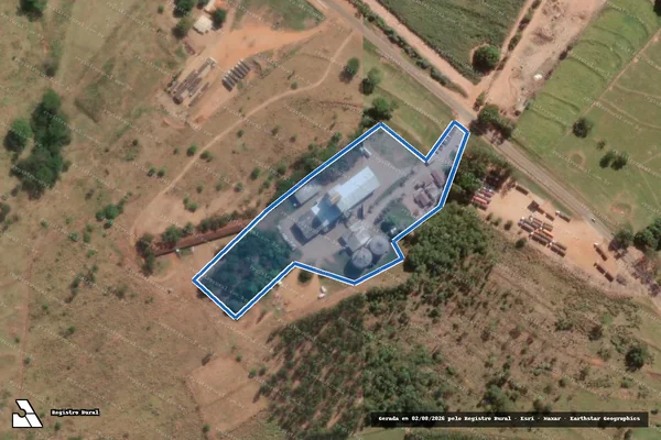 Imagem de satélite de Granja Guapiaçu (Gleba B) - Parcela 1 em Guapiaçu - SP
