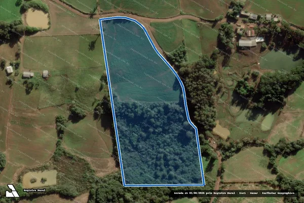 Imagem de satélite de FAZENDA CAMPAGNARO em Fraiburgo - SC