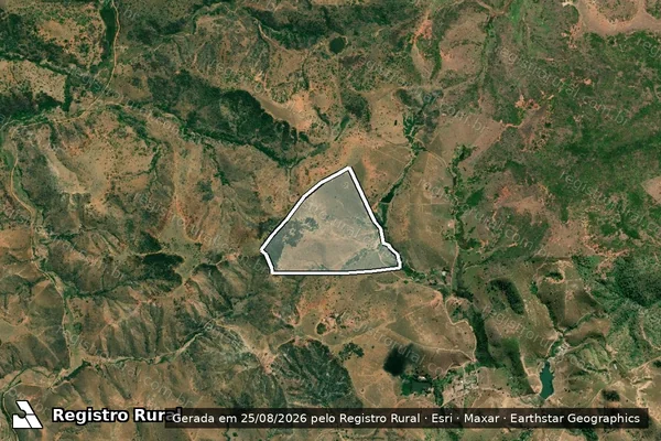 Imagem de satélite de FAZENDA NOVO HORIZONTE - Gleba 02 em Governador Valadares - MG