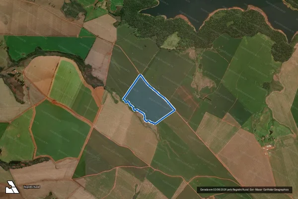 Imagem de satélite de FAZENDA SOBRADO - INVERNADA NOVA OU INVERNADA DO PAIOL - 001 em Pinhão - PR