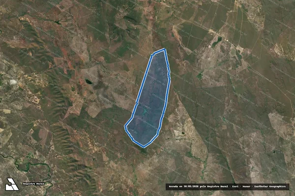 Imagem de satélite de Fazenda Jurema em Barra da Estiva - BA