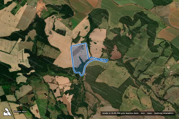 Imagem de satélite de Fazenda Borá  - Fazenda Borá em Sacramento - MG