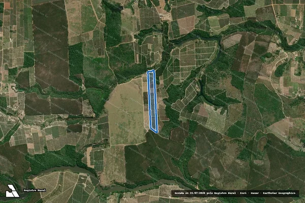 Imagem de satélite de SÍTIO CÓRREGO GRANDE - Parte 3 em São Mateus - ES