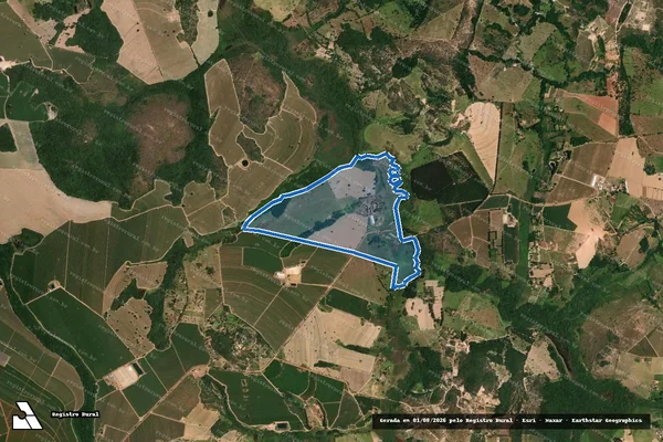 Imagem de satélite de FAZENDA LAMBARI - PARCELA 2 em Monte Carmelo - MG