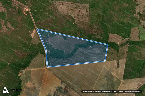 Imagem de satélite de Fazenda Scala - Gleba C em Novo Santo Antônio - MT