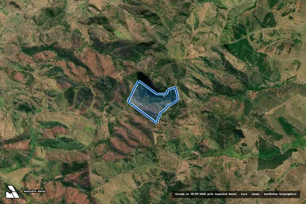 Imagem de satélite de FAENDA PEDRINHA em Nova Módica - MG