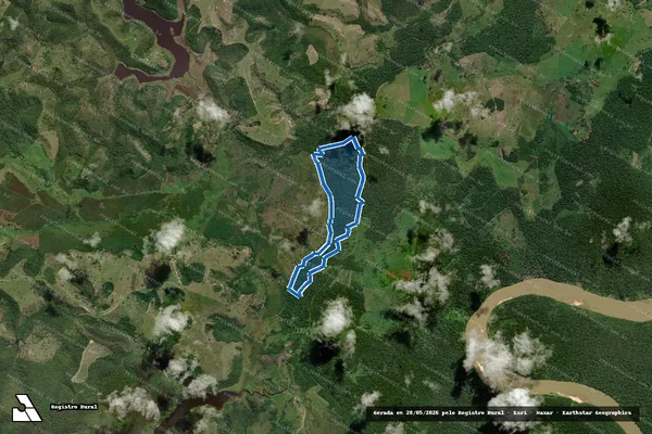 Imagem de satélite de FAZENDA CONJUNTO GUARANY I - FAZ BOM RETIRO em Canavieiras - BA