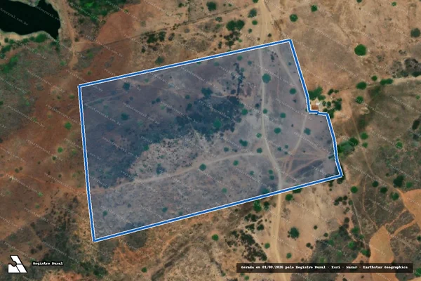 Imagem de satélite de FAZENDA AREAL - Parte 4 em Mogeiro - PB