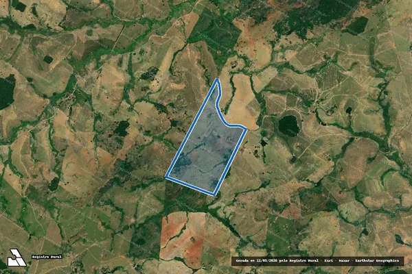 Imagem de satélite de Fazenda Mico, Pedra Branca ou Pedra Santa - PARCELA 02B em Campos dos Goytacazes - RJ