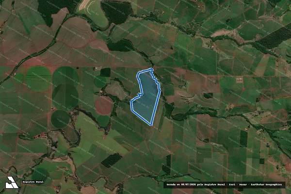 Imagem de satélite de Fazenda Santo Antonio - FAZENDA SANTO ANTONIO em Bela Vista do Paraíso - PR