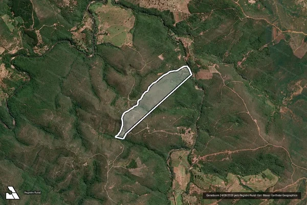 Imagem de satélite de FAZENDA GROTA DA LAPA DO SANTO PAULINO - Parcela - 2A em Itamarandiba - MG