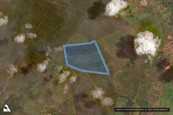 Imagem de satélite de Fazenda São Lourenço - Fazenda São Lourenço em Brasília de Minas - MG
