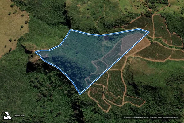 Imagem de satélite de Fazenda Serra da Vazante - Gleba N - Gleba N em Santo Antônio da Alegria - SP