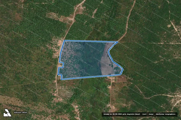 Imagem de satélite de FAZENDA SÃO ROQUE VI ? Parte 2 - Remanescente em Milagres do Maranhão - MA