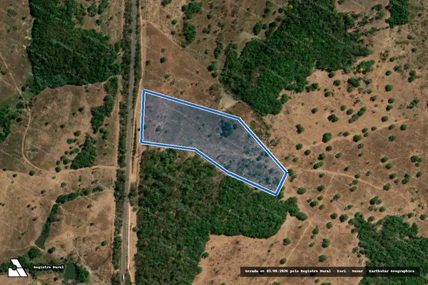 Imagem de satélite de Parte Desmembrada da Fazenda São José, Parte do Lote 43, do Loteamento Anciada, Gleba 1, Fls. 3 - Parte 1 em Fátima - TO