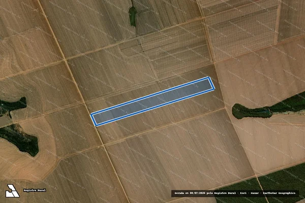 Imagem de satélite de Fazenda São Pedro I - Parte 1 em Sorriso - MT