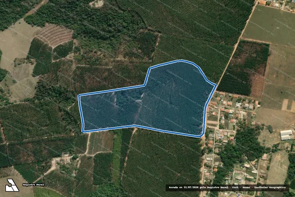 Imagem de satélite de Fazenda São Pedro - Gleba C - Transcrição nº 27.119 ? Gleba C em Salto - SP