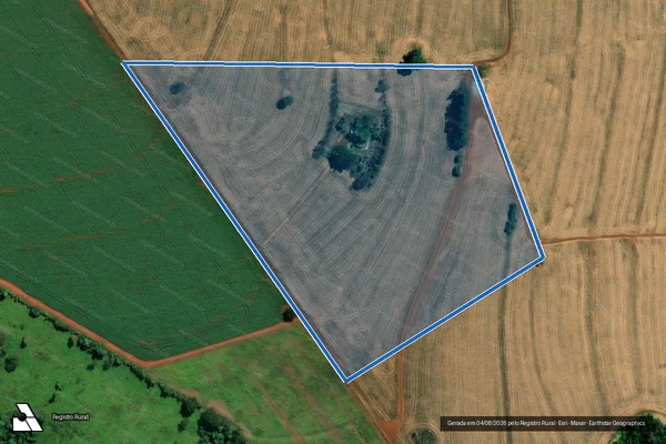 Imagem de satélite de FAZENDA BELA VISTA - GLEBA-F em Uberaba - MG