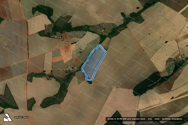 Imagem de satélite de fazenda Gameleira Lugar   Piripau   - PARTE 2 em Coromandel - MG