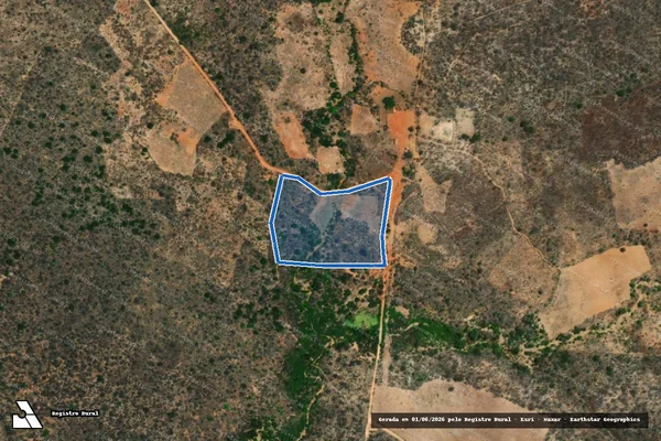 Imagem de satélite de Sitio Alagadiço - PARCELA 04 em Curral Novo do Piauí - PI