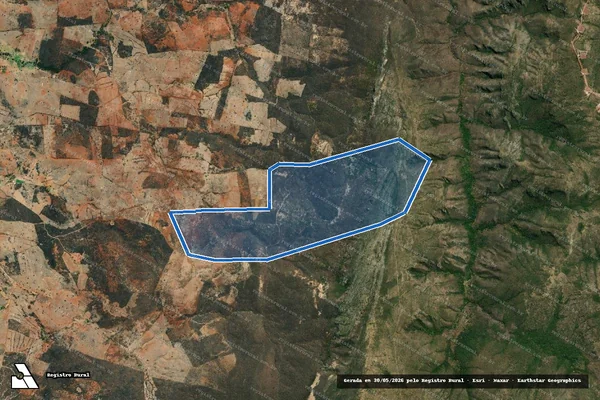 Imagem de satélite de Fazenda Alto do Pesqueiro - Fazenda Pesqueiro em Urandi - BA